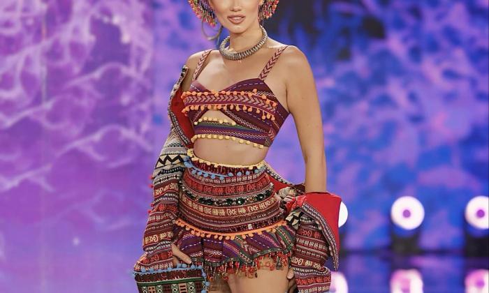 Ngắm các trang phục dân tộc cầu kỳ, sexy tại Hoa hậu Siêu quốc gia 2024